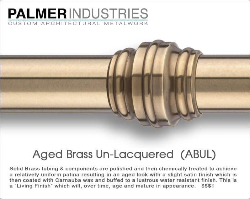 Aged Brass Un-Lacquered