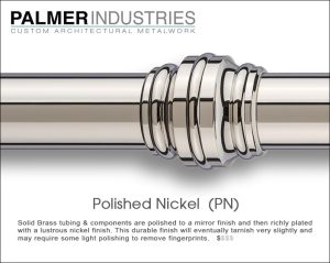 Polished Nickel Finish Sample