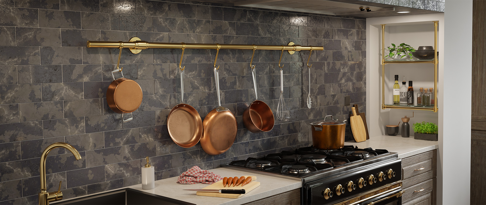 Pot Racks and Gallery Rails