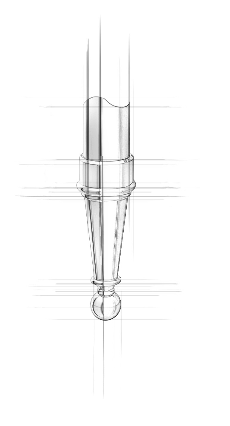 Tapered Foot - Sketch